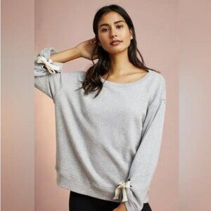 Splendid 100% Cotton Madison Ave Women's Large Sweatshirt French Terry Med Gray
